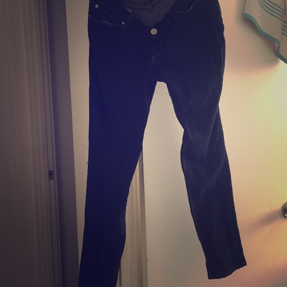 Express jeans dark wash straight leg