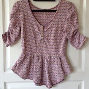 Free People Peplum Top