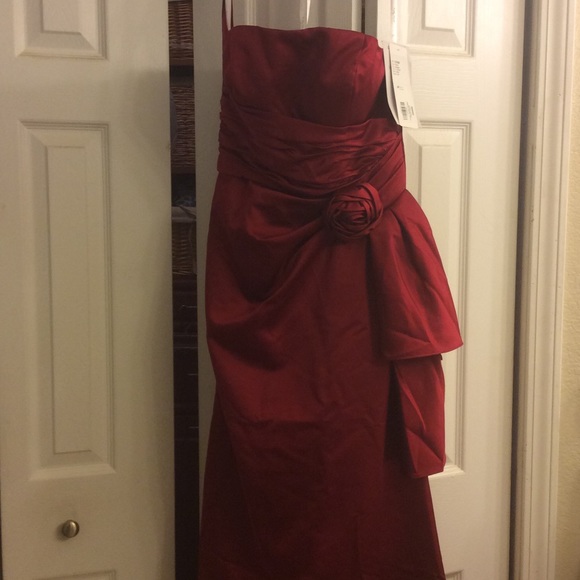 Claret Red formal gown