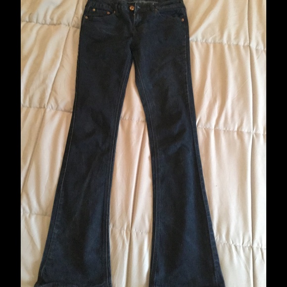 Royal blue jeans size 5/ 35' inseam - Picture 1 of 4