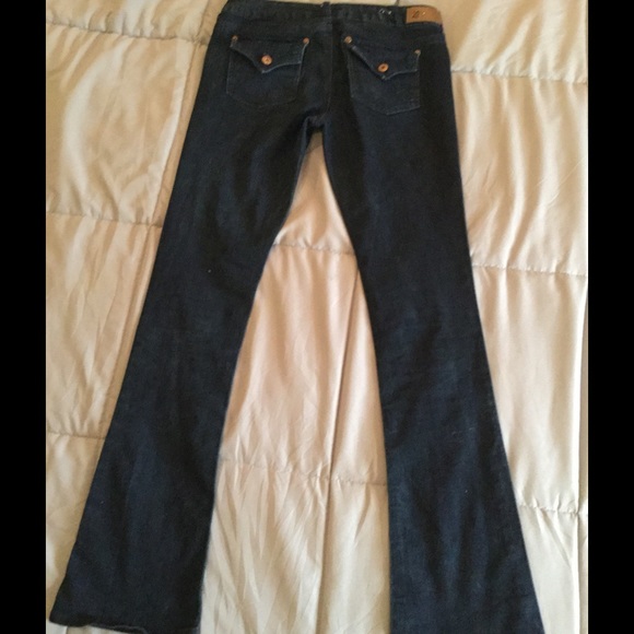 Royal blue jeans size 5/ 35' inseam - Picture 3 of 4