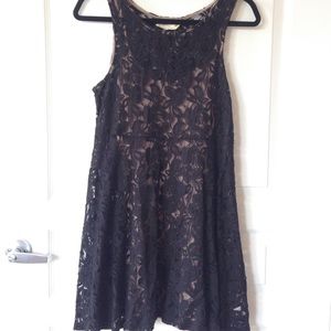 Free People Lacey Black Dress