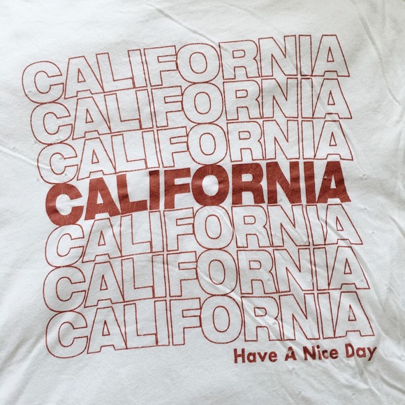 Brandy Melville Violet California distressed top