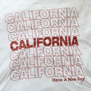 Brandy Melville Violet California distressed top