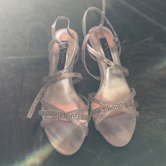 Silver heels