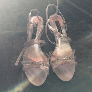 Silver heels