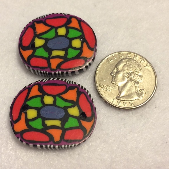 OOAK Handmade Comic Book Bead