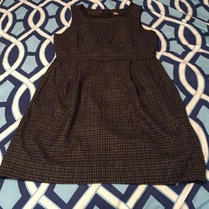 Jcrew Knee length dress in plaid print