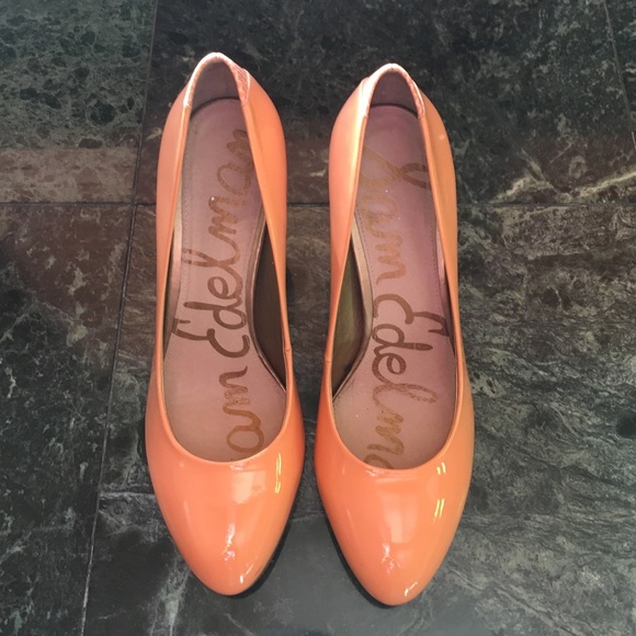 Peach heels