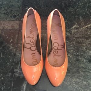 Peach heels