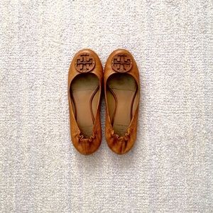 Tory Burch, Reva Flats in Royal Tan