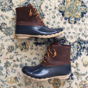 Sperry Saltwater Duck Boot - Navy