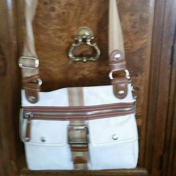 Tyler Rodan Catalina White Crossbody Bag