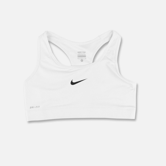 White nike sports bra