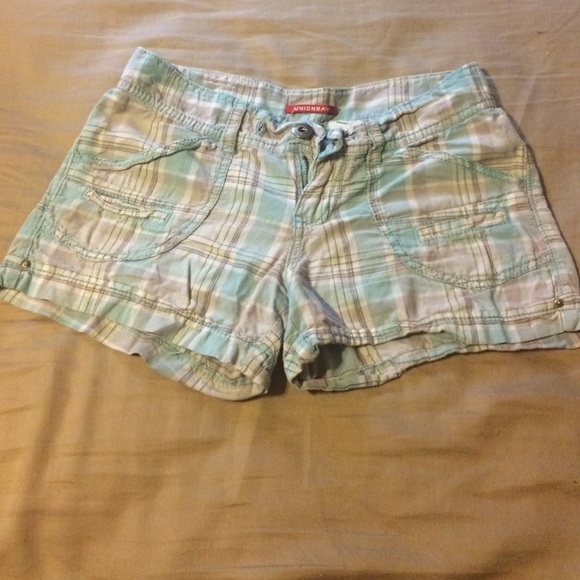 Plaid Cotton Shorts