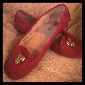 Michael Kors Red Loafers