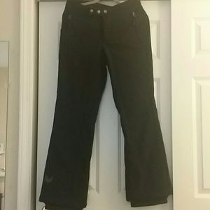 Black ski pants