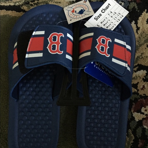 Authentic MLB Red Sox sandals!