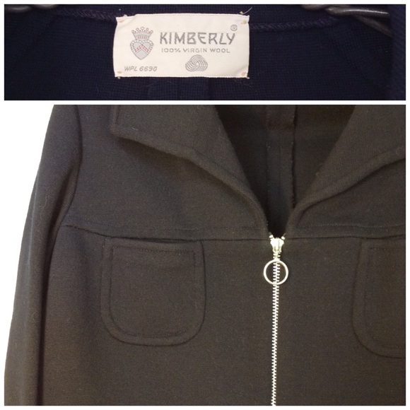 🚫SOLD LOCALLY🚫✨VTG✨ 60s/70s cropped wool jacket - Picture 2 of 4