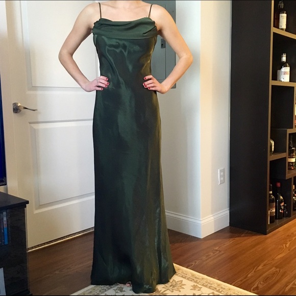 Shimmer green dress, size 4