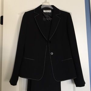 Tahari black pantsuit