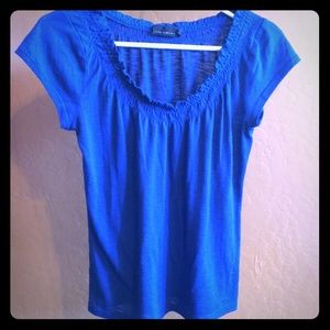 The Limited blue blouse