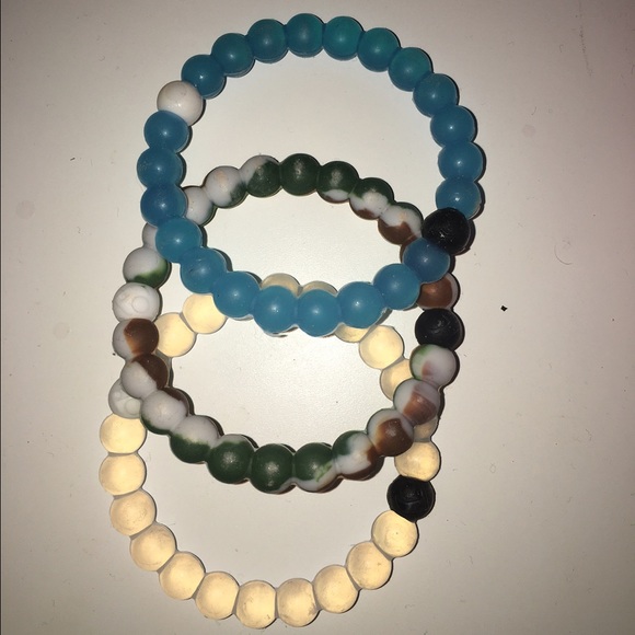 3 small lokai bracelets READ DESCRIPTION