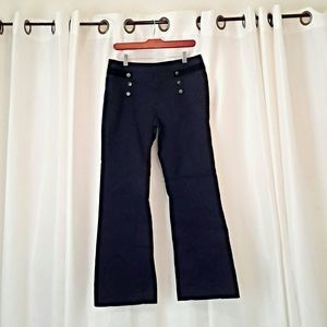 LOFT Navy Boot Cut Dress Pants