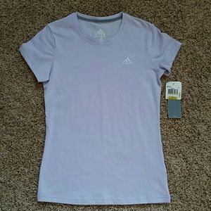 New Adidas lilac tee shirt