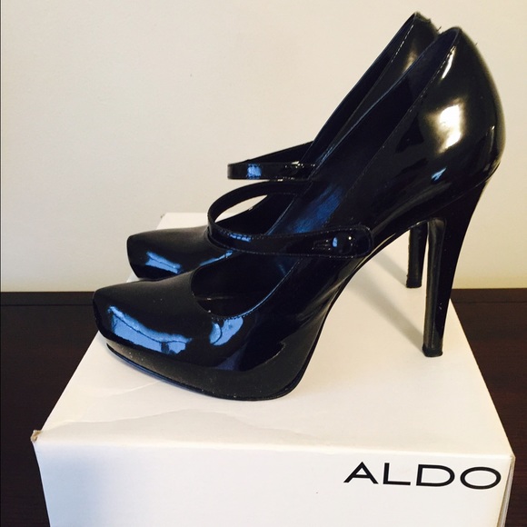 Black Patent Stilettos