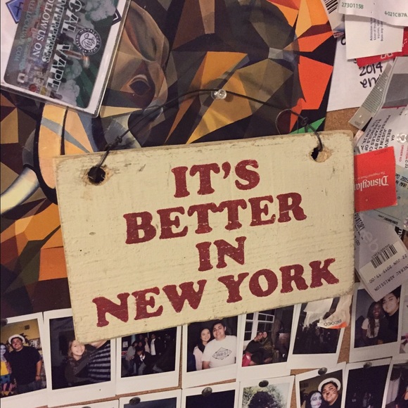 It's better in New York Brandy Melville sign