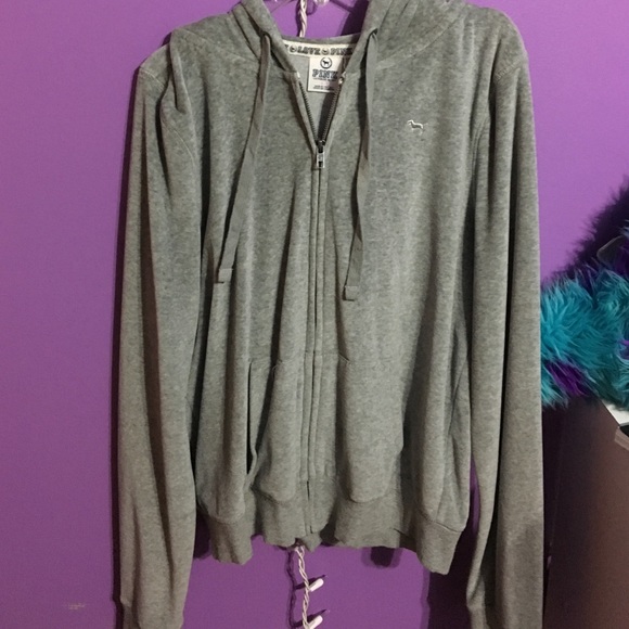 HUGE PRICE DROP❄️PINK gray zip up jacket