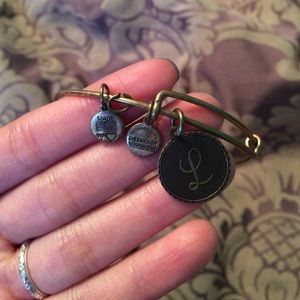 Alex and Ani L Initial Bracelet