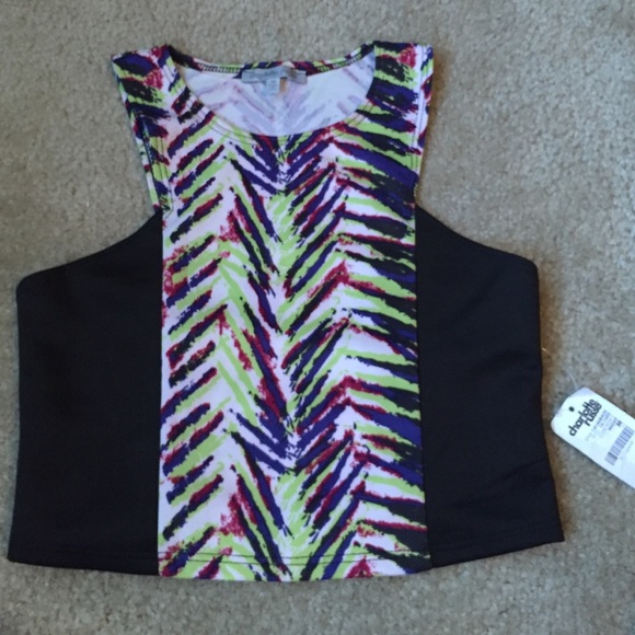 Night out crop top. Never worn, still has tags