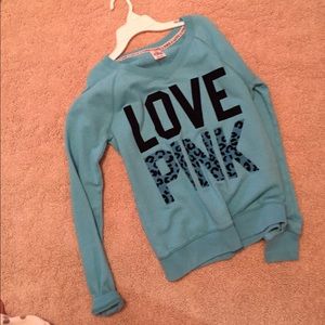 Pink pullover! Fits bigger than an XS