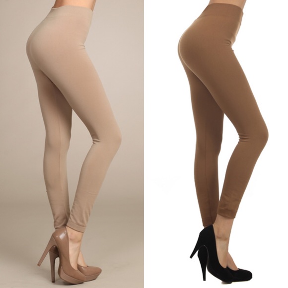 "Confession" Fleece Lined Leggings - Picture 3 of 4