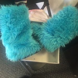 Cookie Monster Blue Fury Boots