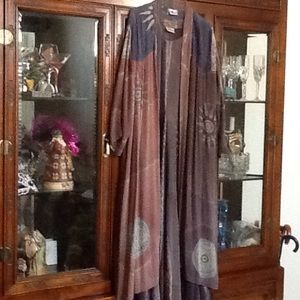 Two piece dress and duster, fabulous elegant