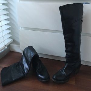 Frye Jane cuff tall boots