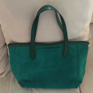 Fossil suede purse, excellent condition!