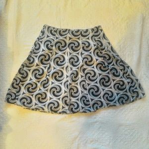 Cute black and white swirl skirt from NY&Co.