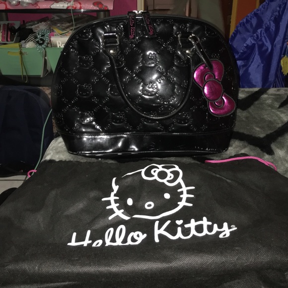 Hello Kitty Large Black Bag