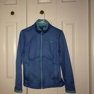 women's light blue fleece jacket