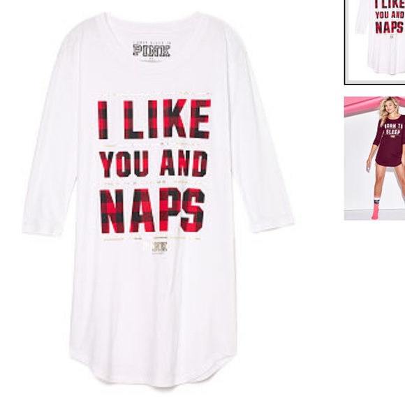 PINK Victoria's Secret Tops - Sold In a bundle ! NWT pink tunic/sleep shirt