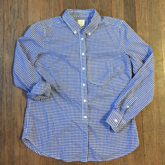 Gap Shrunk Boyfriend Button-Up Shirt
