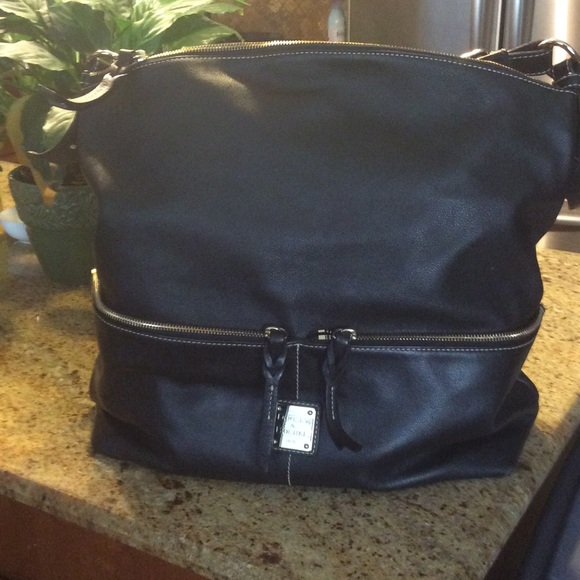 Dooney & Bourke large black leather bag
