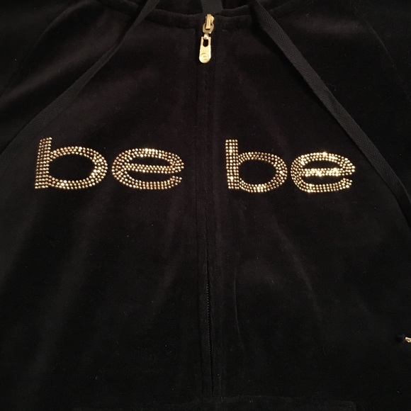 Bebe velour set (hoodie and pants)