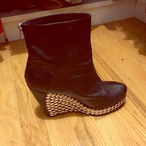 Ankle booties brand NOT RATED
