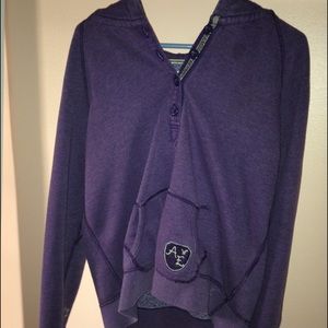 Purple XL American eagle sweatshirt