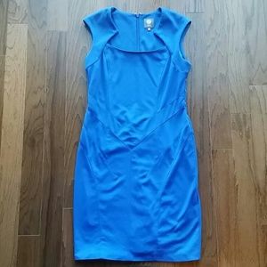 Vince Camuto  Fitted Cap Sleeve Sheath Dress